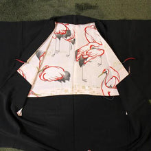 <TUTAE> Haori1016  black with bird and flower